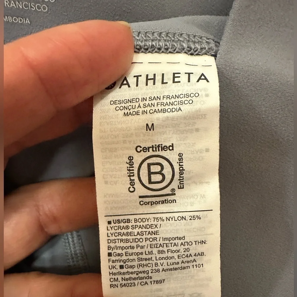 Athleta Gray Leggings - Picture 5 of 9